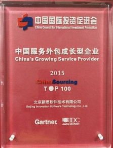 北京新思軟件躋身2015中國(guó)服務(wù)外包百?gòu)?qiáng)成長(zhǎng)型企業(yè)，計(jì)算機(jī)網(wǎng)絡(luò)維護(hù)助力行業(yè)創(chuàng)新